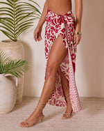 Sunset Persona Print Wrap Tie Sarong