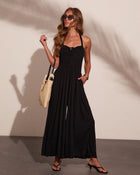 Tailored Ease Halter Neck Jumpsuit