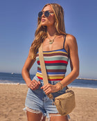 Beach Getaway Woven Straw Belt Bag