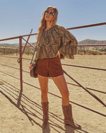 Twilight Trail Faux Suede Moto Boots