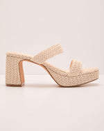 Azarie Raffia Heeled Sandals