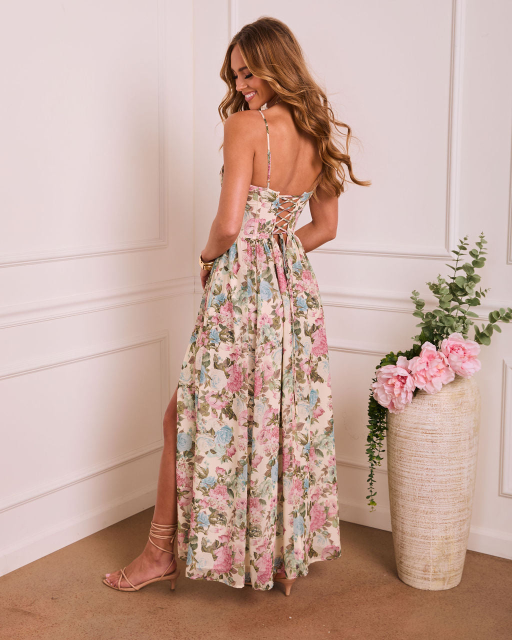 harmony floral maxi dress Morning Harmony Floral Maxi Dress VICI