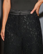 Night Sleigh Lace Straight Leg Pants