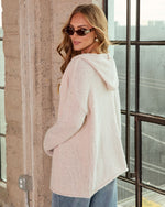 Taupe % Winsloe Knit Open Front Cardigan-4