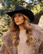 Black % Canyon Sunset Structured Cowboy Hat-1