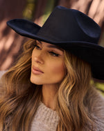 Black % Canyon Sunset Structured Cowboy Hat-4