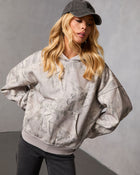 Alpine Weekend Abstract Camo Sweatshirt