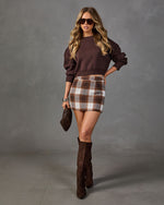 Brionie Plaid Mini Skirt