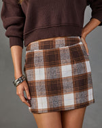 Brionie Plaid Mini Skirt