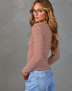 Sherry Striped Knit Top
