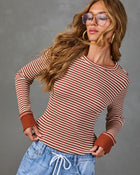 Sherry Striped Knit Top