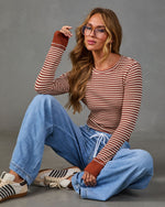Sherry Striped Knit Top