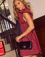 Black % Sienra Top Handle Leather Bag-2