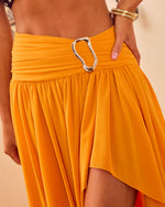 Dusk Delight High Low Maxi Skirt
