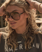Hideaway Drift Aviator Sunglasses