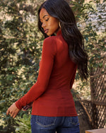 Day To Day Turtleneck Knit Top
