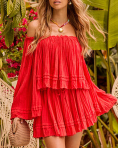 Summer Rodeo Cotton Off The Shoulder Top