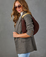 Linden Embossed Faux Suede Hobo Shoulder Bag
