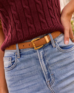 Good Timing Faux Suede Waist Belt