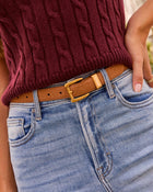 Good Timing Faux Suede Waist Belt