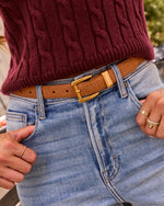 Good Timing Faux Suede Waist Belt
