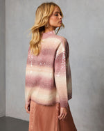 Sweet Agenda Knit Striped Sequin Sweater