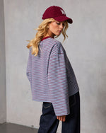 Korena Knit Striped Top