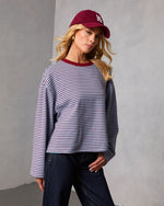 Korena Knit Striped Top