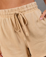 Street Society Drawstring Mid Rise Sweat Shorts