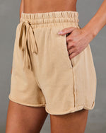 Street Society Drawstring Mid Rise Sweat Shorts