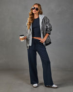 Luxe Routine Ribbed Knit Long Sleeve Top