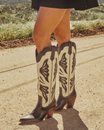 Flutter Daze Butterfly Design Western Boots