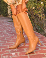 Celine Knee High Leather Boots