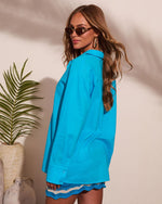 Saltwater Muse Linen Blend Button Down Top