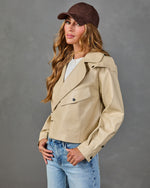 Autumn Romance Vegan Leather Moto Jacket