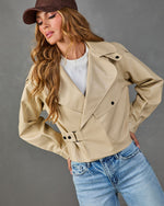 Autumn Romance Vegan Leather Moto Jacket