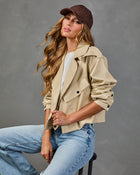 Autumn Romance Vegan Leather Moto Jacket