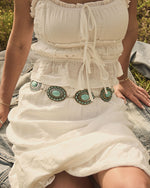 Festival Moonrise Western Turquoise Chain Belt