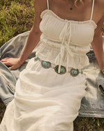 Festival Moonrise Western Turquoise Chain Belt