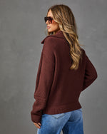 Effortless Ease Knit Quarter Zip Sweater