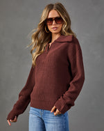 Effortless Ease Knit Quarter Zip Sweater