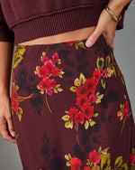 Harvest Garden Floral Maxi Skirt