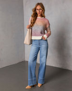 New Mood Multi Color Knit Sweater