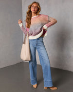 New Mood Multi Color Knit Sweater