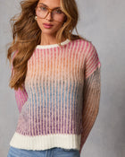 New Mood Multi Color Knit Sweater