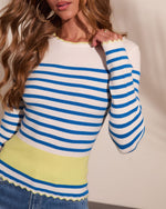 Madaline Striped Knit Top