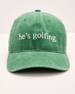 He's Golfing Baseball Hat