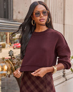 Elouise Cropped Crewneck Sweater