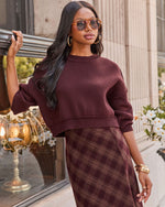Elouise Cropped Crewneck Sweater