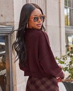 Elouise Cropped Crewneck Sweater